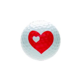 Unbekannt Golfballset HERZ,Golfblle mit Herzdesign,Golfgeschenke fr Verliebte Herzen