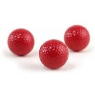 Golfblle ROT, Golfballset mit roter Farbe