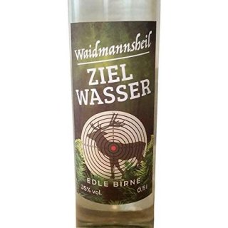 STYLEGEIST Waidmannsheil Williamsbirnenschnaps fr Jger Zielwasser,0,5 l, 35% vol Alk
